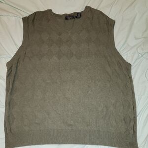 Men's Olive Green Sweater Vest